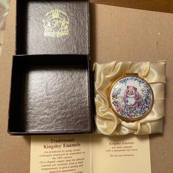 Kingsley Enamel Trinket Box NEW/Collectable Worcestershire England - Picture 4 of 5